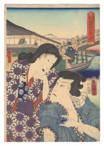 東都富士三十六景　柳橋