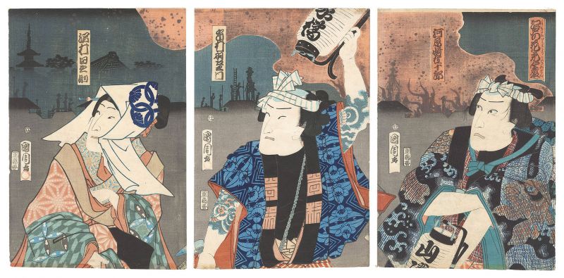Kunichika “Flowers of Edo in Full Bloom”