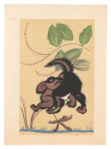 川端龍子「露」