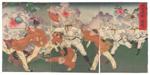 Unknown / Our Troops Win a Victory at Seonghwan [我兵成歓ニ勝戦ス]