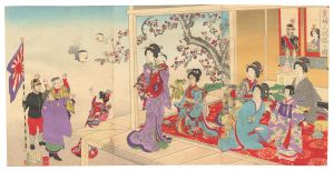 Chikanobu / Ladies Celebrating the Victory [貴婦人祝勝之図]