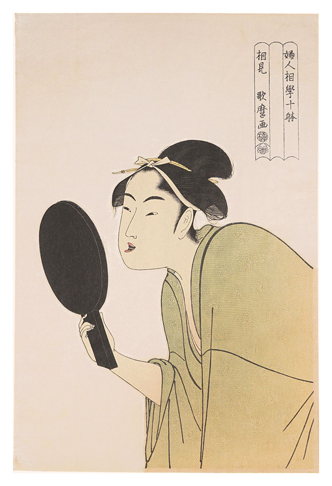 Utamaro “Ten Types in the Physiognomic Study of Women / The Interesting Type【Reproduction】”