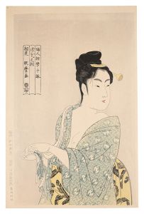 Utamaro / Ten Types in the Physiogonomic Study of Women / The Fancy-free Type【Reproduction】 [婦人相学十躰　浮気之相【復刻版】]