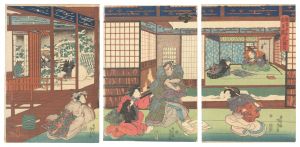 Kunisada I / The Storehouse of Loyal Retainers / Act 9 [仮名手本忠臣蔵　九段目]