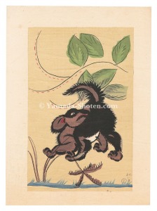 川端龍子「露」