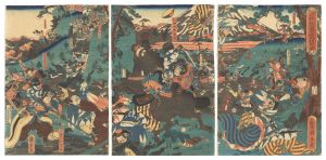 国久「源頼朝公富士裾野牧狩之図」