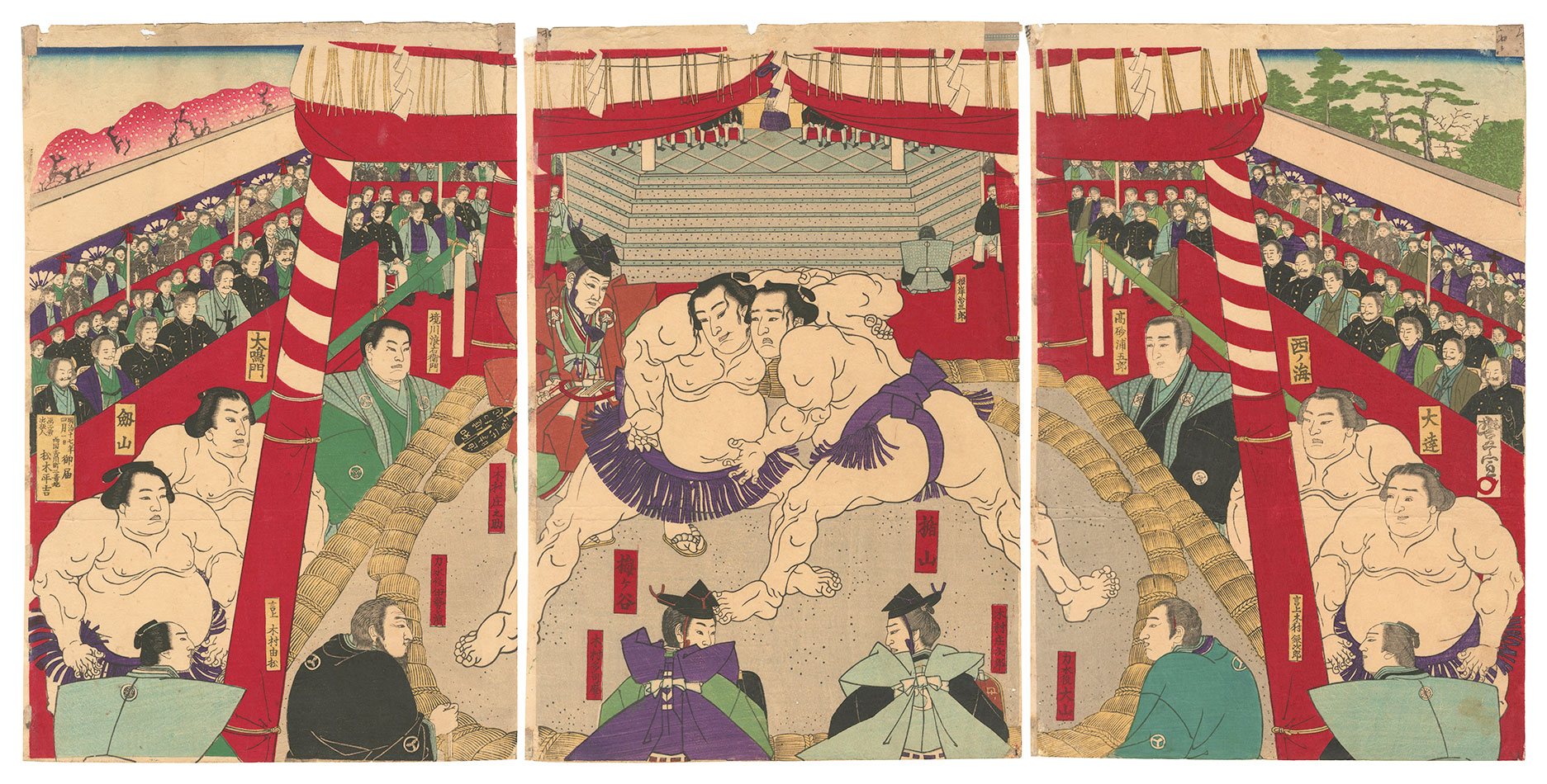 豊宣「相撲絵」