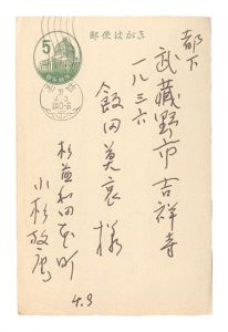 <strong>Kosugi Hoan</strong><br>Postcard