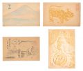 Woodblock New Year's Cards