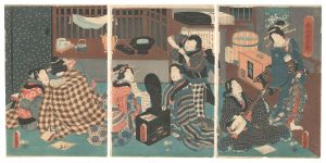 Toyokuni III / Pleasures of a Rainy Spring Evening [春雨豊夕栄]