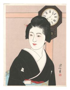 時計と美人（Ⅱ）