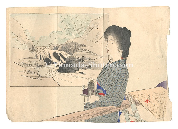 筒井年峰「木版口絵」