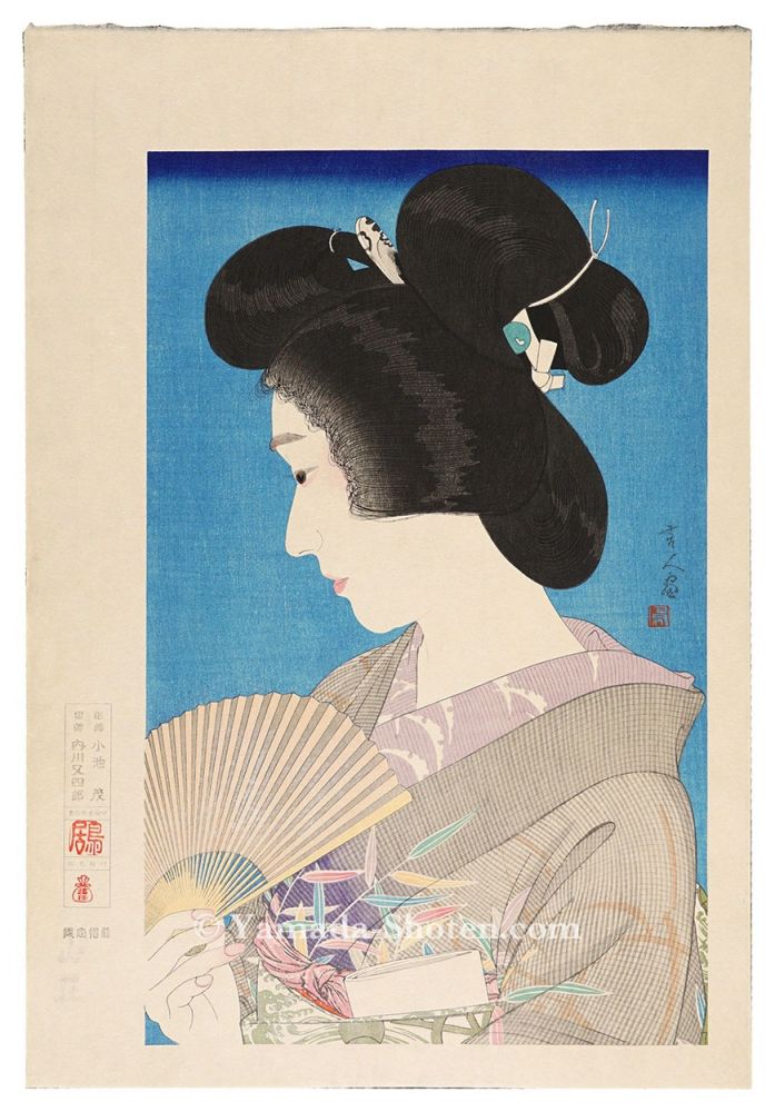 Torii Kotondo “Geisha in Summer Style【Reproduction】”
