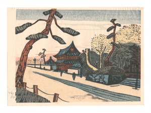New One Hundred Views of Tokyo / Zojoji Temple, Shiba