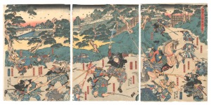 Kunisada I / Vengence at Iga Ueno [伊賀ノ上野仇討ノ図]