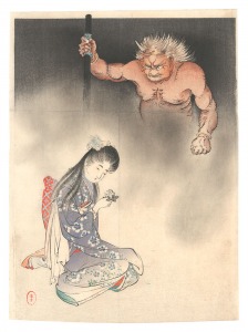 Mizuno Toshikata / Kuchi-e Print
