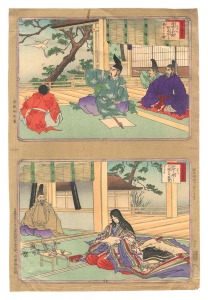 Ginko / Sketches from the History of Greast Japan / Nos. 27 and 28 [大日本史略図会　二十七・二十八]