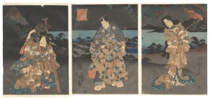 Eight Views of Omi / Evening Bell at Mii-dera Temple
