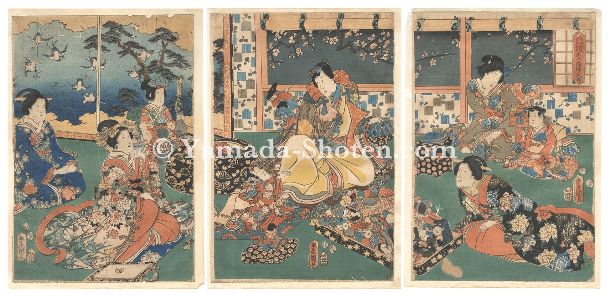 Toyokuni III “Fashionable Eastern Genji”