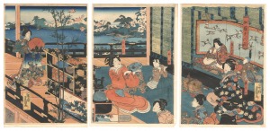 Scene in the Play Meiboku Sendai Hagi