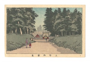 安治（探景）「東京真画名所図解　上野御霊屋」