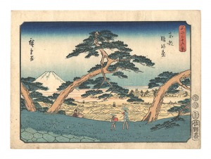 Thirty-six Views of Mount Fuji / Surugadai in Edo