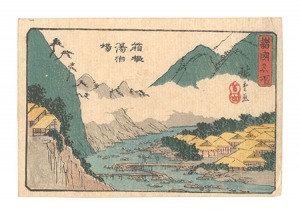 Famous Places in the Various Provinces / Hot Spring at Hakone