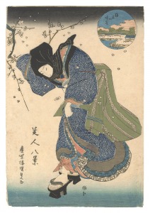 Eight Views of Beauties / Clearing Weather at Komagata