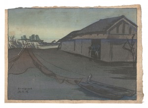 伊東深水「黎明」