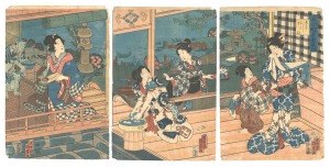 Seven Komachi in Eastern Customs / Soshi arai