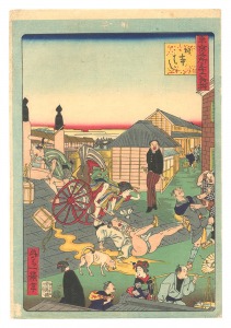 Thirty-six Amusing Views of Famous Places in Tokyo / Nihonbashi