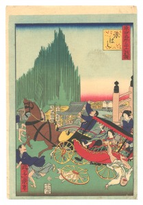 Thirty-six Amusing Views of Famous Places in Tokyo / Kyobashi Bridge