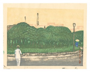 New One Hundred Views of Tokyo / Nijubashi Square