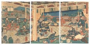 芳員「源頼光大江山入之図」