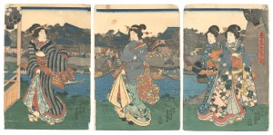 Spring Scene Matched with Beauties
