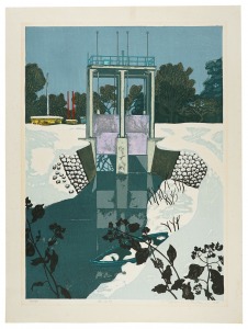 Kitaoka Fumio / Snow-covered water gate