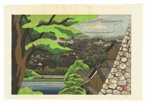 Ido Masao / Ten Views of Kanazawa / View of the Asano River
