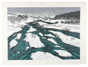 Kitaoka Fumio / The Sai River in Winter
