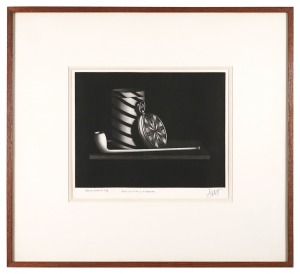 Mezzotint with a Pocket Watch